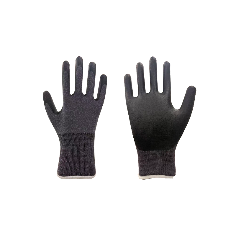 15-gauge Nylon-spandex máčané nitrilové penové rukavice